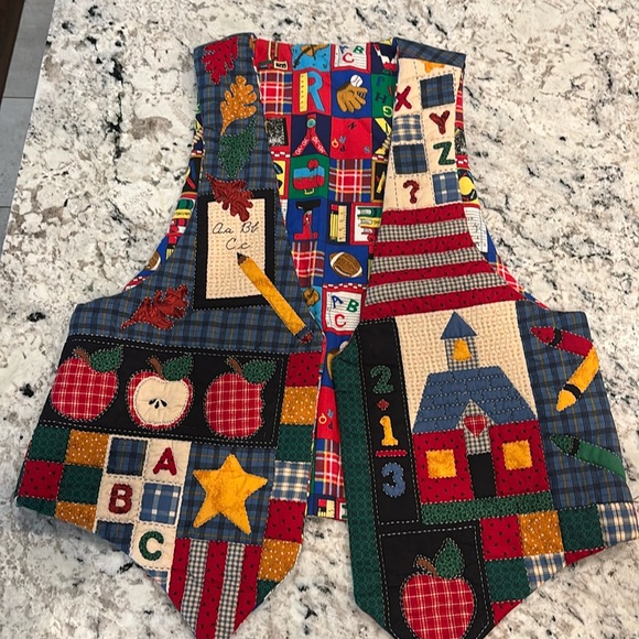 Vintage Teacher Vest - Picture 1 of 5